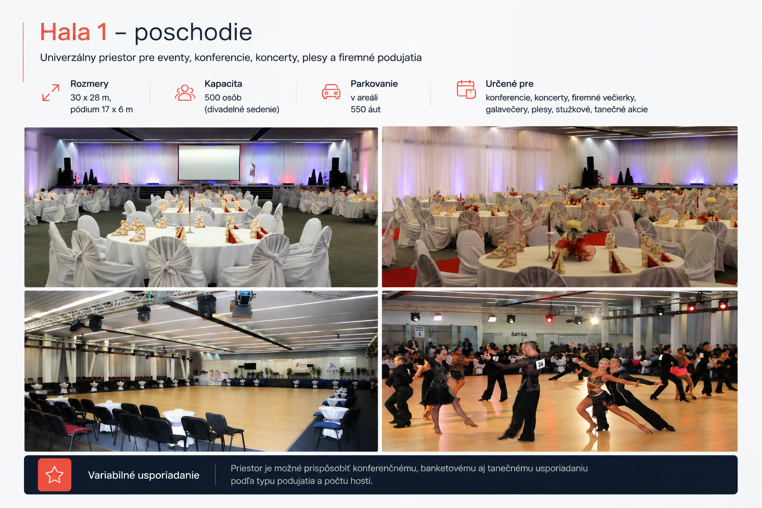 Hala 1 — poschodie